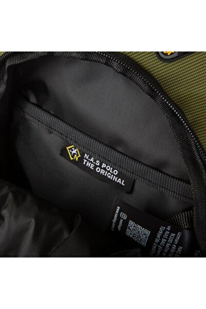 Nas Bag -Nas Polo (Waterproof) Outdoor Men's Waist and Cross Body Bag Khaki Green