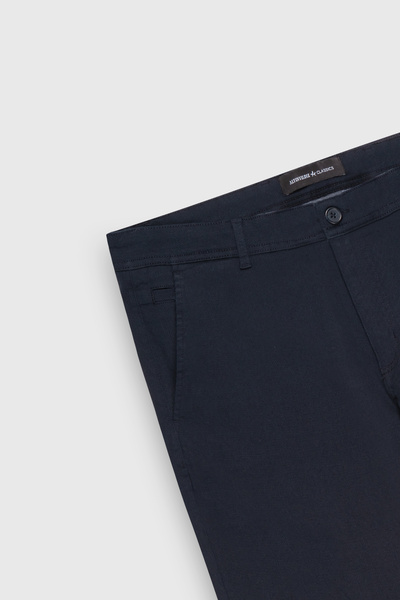 ALTINYILDIZ CLASSICS Erkek Lacivert Comfort Fit Rahat Kesim Yan Cepli Pamuklu Esnek Pantolon