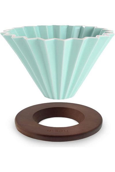 MIBRU Coffee ciramic dripper zigzag v01 1-2 cups sky blue