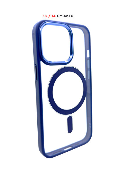 innovicase غطاء معدني متوافق مع هاتف iPhone 13 و14 مع مفتاح معدني للكاميرا