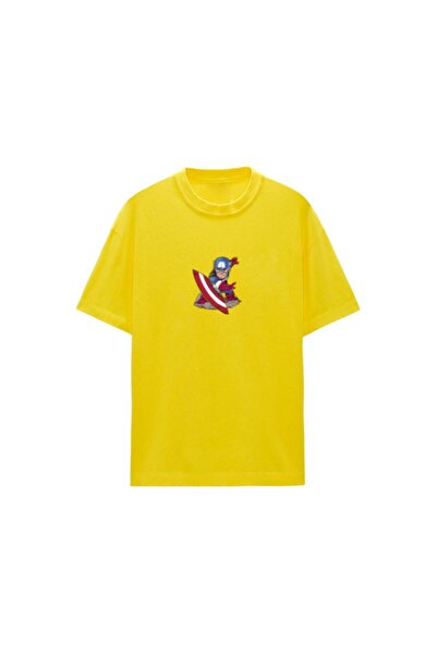 CC STORE Tricou oversize unisex Captain America