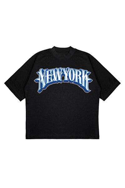 CC STORE ΜΑΥΡΟ T-SHIRT NEWYORK DESIGN OVERSIZE