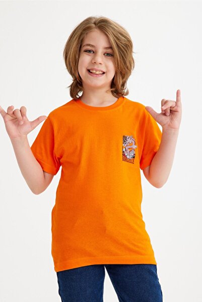 CC STORE Tricou pentru copii cu imprimeu Dragon pentru varsta 5-15 ani