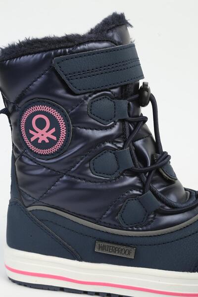 Benetton ® Lacivert Su Geçirmez Waterproof Çocuk Bot İTHAL BNI-11018