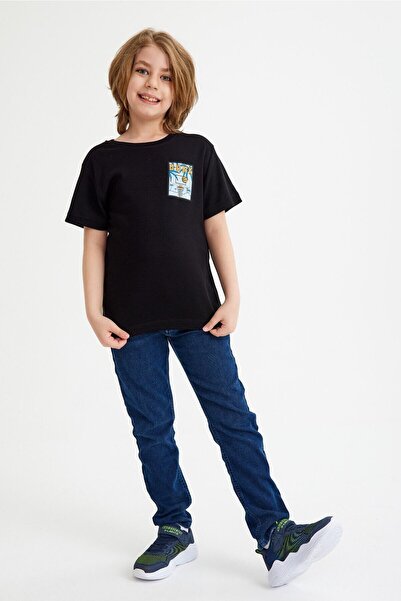 CC STORE Tricou cu imprimeu Dunk pentru copii pentru varsta 5-15 ani