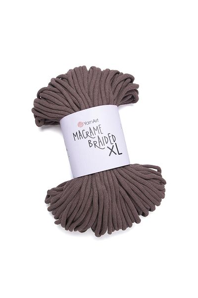 Yarnart MACRAME BRAIDED XL - ΜΑΚΡΑΜΕ ΣΧΟΙΝΙ ΚΑΦΕ-769