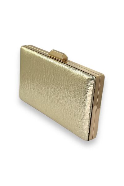 Wedding Fashion Geantă de rochie de seară cu curea metalică de culoare aurie - bal de absolvire