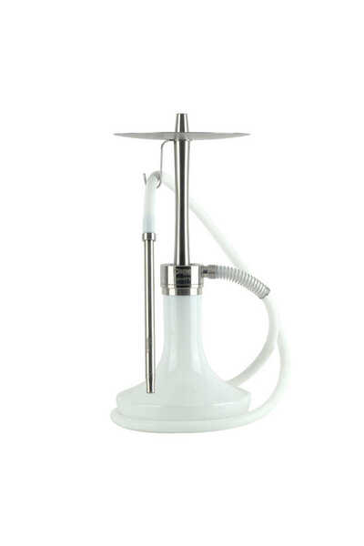 Oduman INFINITY NARGİLE - BEYAZ CAM-SILVER GÖVDE