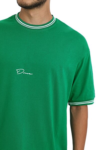 CC STORE Unisex New Season Oversize Molded Collar Detailed Summer T-shirt