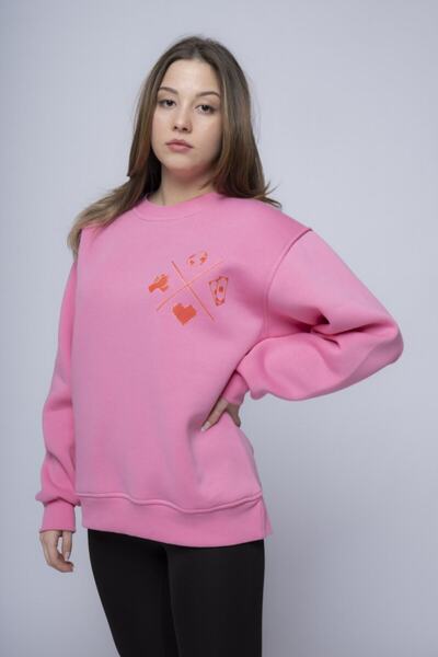 CC STORE Hanorac oversize unisex cu guler rotund