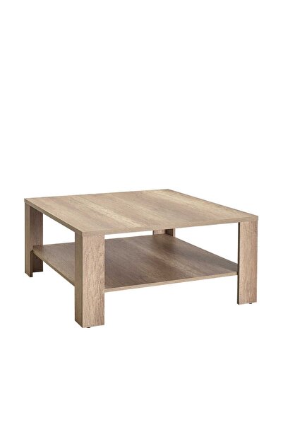 Adore Mobilya New Line Kare Orta Sehpa - Açık Ceviz (tori) 90x42x90 Cm (gxyxd)