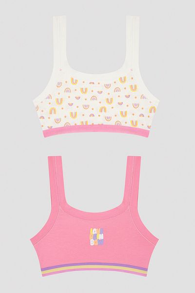 Penti Girl's Rainbow 2-Piece Sports Top