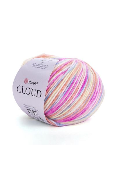 Yarnart Νήμα πλεξίματος CLOUD Marbled Hand - Marbled 5316