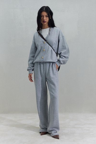 Suud Collection Gray Homie Basic Cardigan