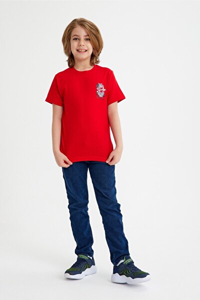 CC STORE Dragon Printed Children's T-Shirt for Ages 5-15