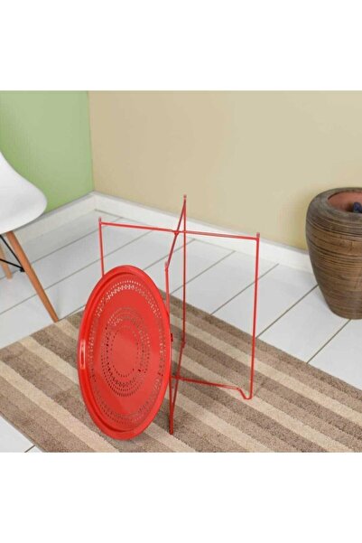 Adore Mobilya Adore Handy Mate Vergo Tepsi Ve Sehpa Hnd-006-kk-1 Kırmızı