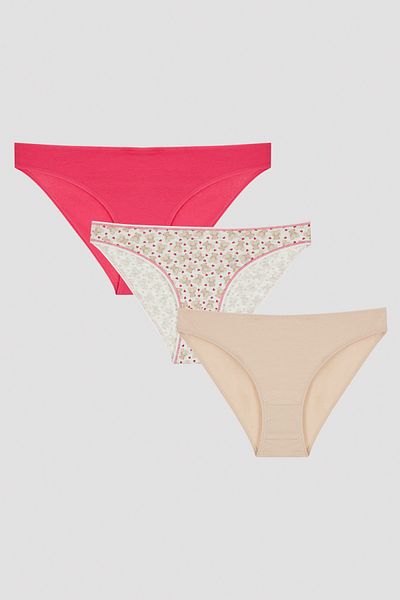 Penti Teddy Love 3-pack Slip εσώρουχα