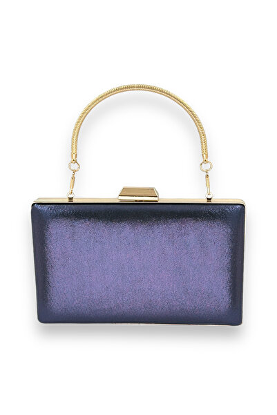 Wedding Fashion Geantă de rochie de seară din satin strălucitor - cu mâner me...