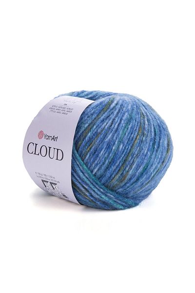 Yarnart Νήμα πλεξίματος CLOUD Marbled - Ebruli 9205