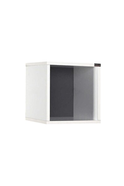 Adore Mobilya Rainbow Duvar Raf-mat Lake Beyaz 33x33x19 Cm (gxyxd)