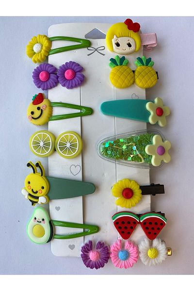 Nehir Green Silicone Baby Girl and Child Buckle Set