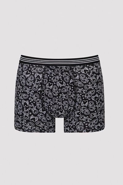 Penti Γκρι 2-pack Mid Boxer-keith Haring Collection