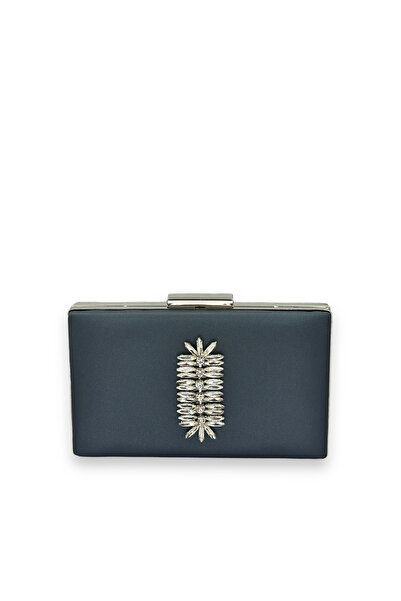 Wedding Fashion Culoarea Albastru Marin Anti-zgârieturi Satin Argintiu Piatră...