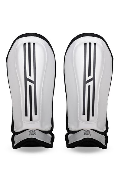 Hercules Fight Gear واقي الكافال الأبيض اللامع، ركلة الملاكمة