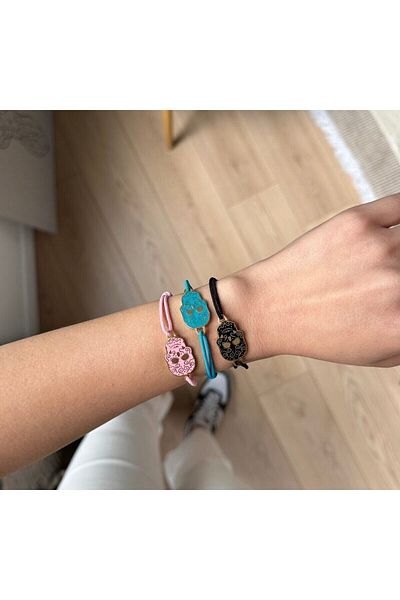 Juju Bronze Skull Bracelet