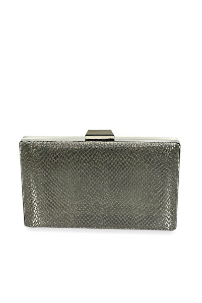 Generic Brand Laser-Cut Patterned Evening Dress Clutch Anthracite Gray 2026 S...