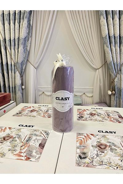 Clasy Lilac Minel Single Elastic Sheet Set - 120X200