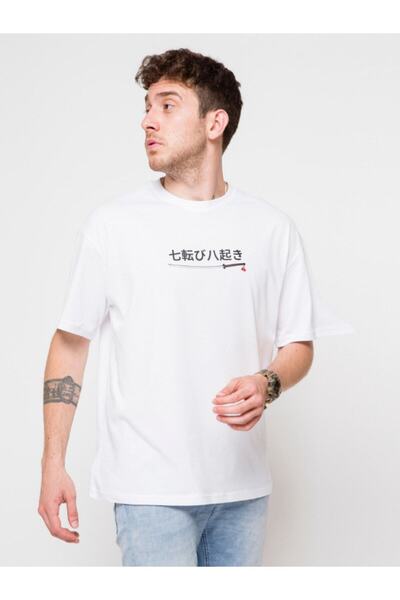 CC STORE Tricou oversize unisex cu imprimeu Nanakarobi Yaoki Oldschool