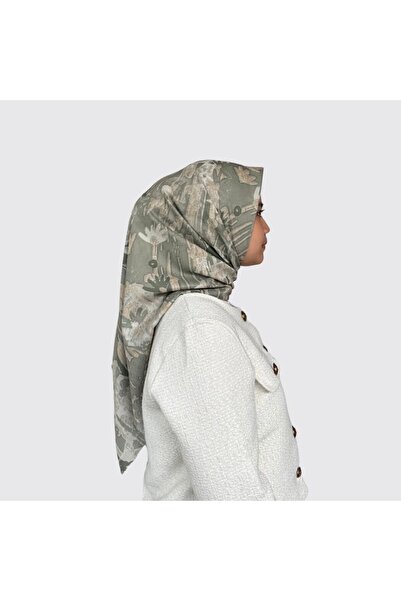 MİMANERA İSTANBUL Batik Desenli Kare Eşarp