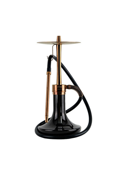Oduman INFINITY NARGİLE - SİYAH CAM-BRONZ GÖVDE