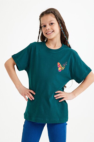 CC STORE Παιδικό μπλουζάκι με στάμπα πεταλούδας 5-15 ετών