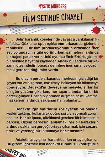 hediyeofisi لعبة القتل المحقق - القتل في مجموعة الأفلام