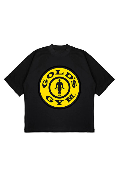 CC STORE Tricou OLYMPIA & GOLD'S GYM cu design imprimat, oversize, unisex, 10...