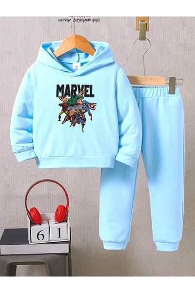 BENROMA Set de trening pentru copii Marvel Heroes Printed Unisex Oversize Mold