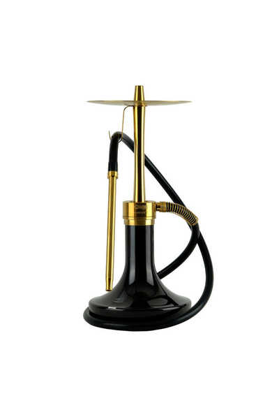 Oduman INFINITY NARGİLE - SİYAH CAM-GOLD GÖVDE