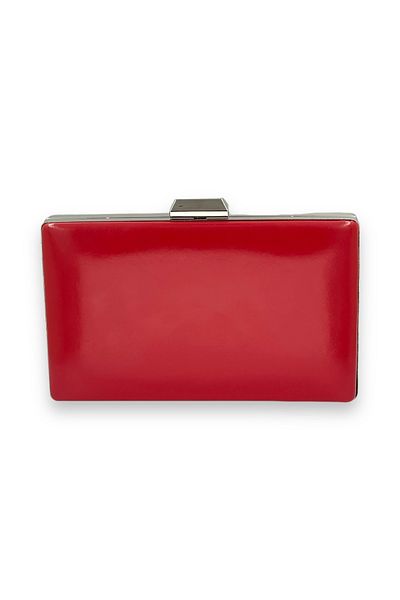 Wedding Fashion Red Color Skin Leather Matte Leather Evening Dress Bag Evening Bag Wedding Engagement Henna