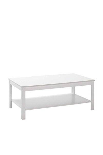 Adore Mobilya Rustik Dikdörtgen Orta Sehpa-mat Beyaz 103x40x60 Cm (gxyxd)
