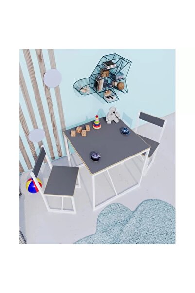 Güzelkan Çocuk Etkinlik Oyun Çalışma Masa ve Sandalye Aktivite Masası