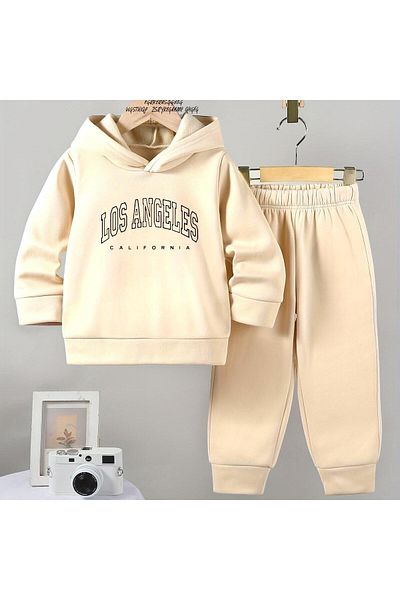 BENROMA Los Angeles Printed Unisex Kids Tracksuit Set - Oversize Fit