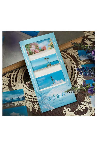 GUGUK Island Themed 5 Different Designs Pet Index • Index Sticker • Post-It • Sticky Note (Ggk-Mi107)
