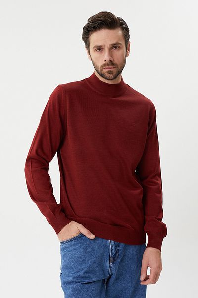 hateko Πλακάκι Classic Cut Wool Half Fisherman πουλόβερ