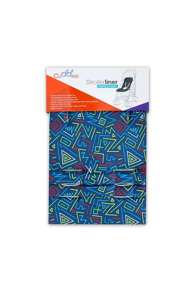 CUDDLES Seat Liner- Premium Memory Foam for Maximum Comfort and Support - Multicolor- Universal Fit