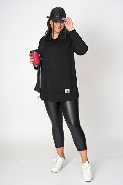 Büyük Moda 54762 Fleece Inside Leather Leggings