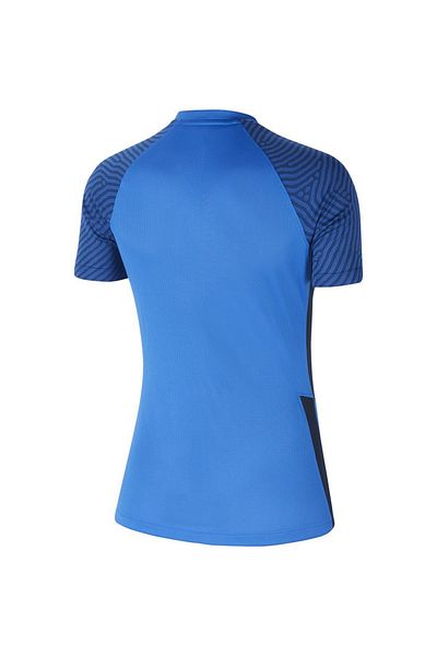 Nike Strike 2 Dri Fit Women's Blue Round Collar Jersey