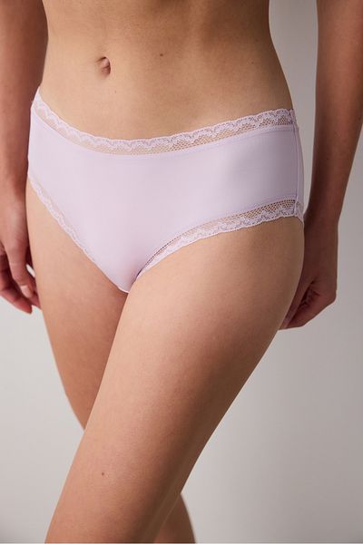 Penti Chiloți hipster roz deschis din dantelă Easy Micro Lace