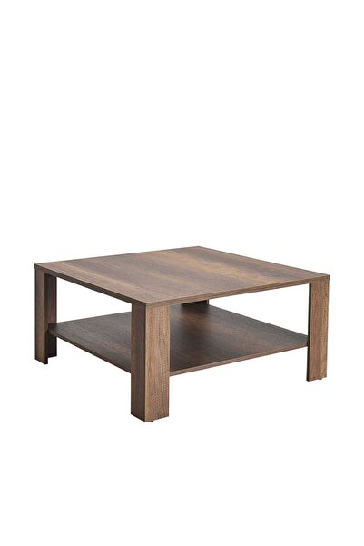 Adore Mobilya New Line Kare Orta Sehpa - Koyu Ceviz (oslo Ceviz) 90x42x90 Cm (gxyxd)